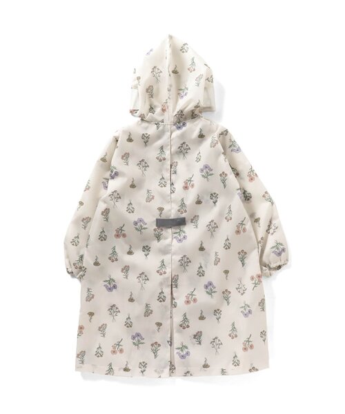 apres les cours(アプレレクール)の「GIRLSランドコート(花・いちご)(レインコート/ポンチョ・キッズ・ラベンダー/アイボリー・110/120/130/100)」の15枚目の写真