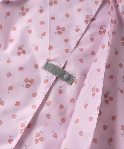 apres les cours(アプレレクール)の「GIRLSランドコート(花・いちご)(レインコート/ポンチョ・キッズ・ラベンダー/アイボリー・110/120/130/100)」の19枚目の写真