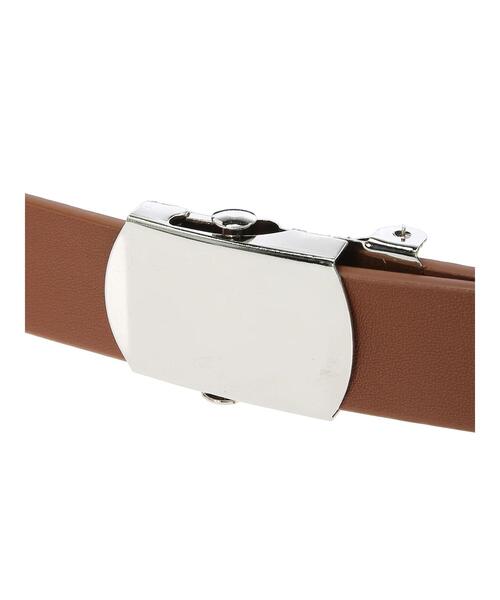 ehka sopo（エヘカソポ）の「エコレザーガチャベルト（ベルト・レディース・ブラウン/ブラック・F）」の9枚目の写真