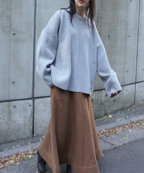 ENCIRCLE（エンサークル）の「【ENCIRCLE/エンサークル】Cindy/シンディ（セーター）（ニット/セーター・レディース・ライトグレー/ライム/ブラック・FREE）」の17枚目の写真