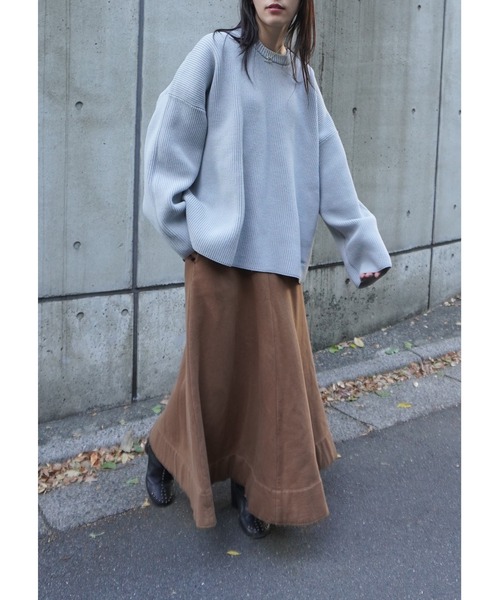 ENCIRCLE（エンサークル）の「【ENCIRCLE/エンサークル】Cindy/シンディ（セーター）（ニット/セーター・レディース・ライトグレー/ライム/ブラック・FREE）」の11枚目の写真