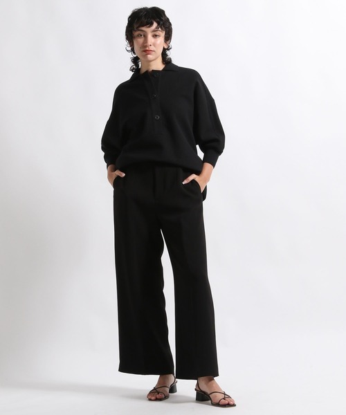 STERNBERG(スタンバーグ)の「STERNBERG/ダブルクロスストレートパンツ/991255(その他パンツ・レディース・オフホワイト/ブラック・LARGE/MEDIUM)」の15枚目の写真