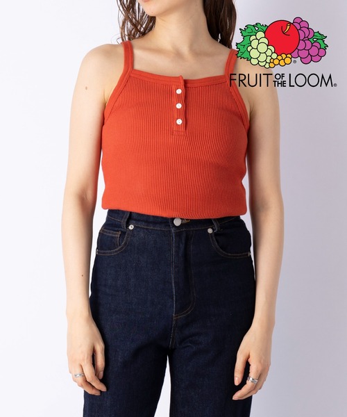 FRUIT OF THE LOOM(フルーツオブザルーム)の「【FRUIT OF THE LOOM】サーマルキャミソール※(キャミソール・レディース・ブラック/グレー/オフホワイト/オレンジ・S/M/L)」の16枚目の写真