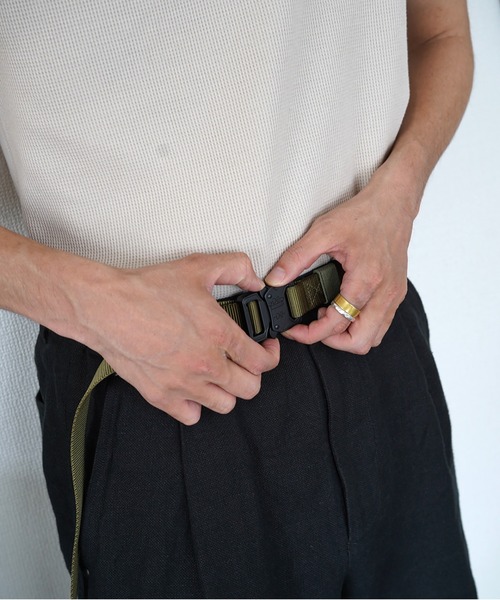 MILITARY（ミリタリー）の「【Military Reproduts　ミリタリーリプロダクツ】クリップベルト スリム（ベルト・メンズ・ブラック/オリーブ・ONE SIZE）」の9枚目の写真