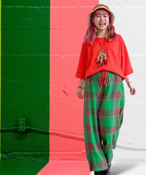 チャイハネ(チャイハネ)の「【チャイハネ】バノーチェパンツ(その他パンツ・レディース・ブラウン/グリーン/パープル・FREE)」の13枚目の写真