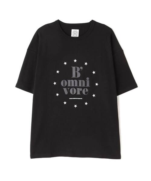BEAVER(ビーバー)の「B omnivore/ビーオムニボー STAR S/S Tee(Tシャツ/カットソー・メンズ・ホワイト/ブラック・L/M)」の6枚目の写真