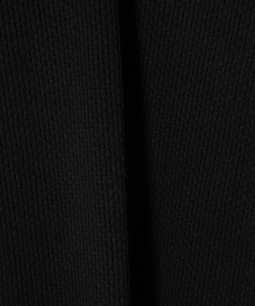 Adriana Kay（アドリアナケイ）の「Adriana Kay/アドリアナケイ 変形リブ 5分袖プルオーバー（Tシャツ/カットソー・レディース・グレー/ブラック/ホワイト/ピンク・FREE）」の9枚目の写真