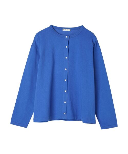 CRAFT STANDARD BOUTIQUE(クラフトスタンダードブティック)の「ヴィンテージ風天竺 パール釦クルーカーデL/S(カーディガン/ボレロ・レディース・オフホワイト/レッド/ブルー/グレー/ブラック・FREE)」の22枚目の写真