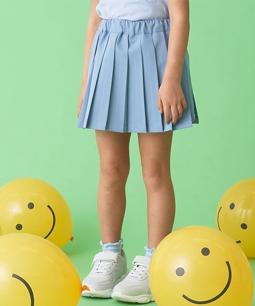 Lycee mine（リセマイン）の「プリーツラップスカパン（その他パンツ・キッズ・ピンク/ベージュ/ブラック/ブルーグレー・130cm/120cm/110cm/100cm/150cm/140cm）」の3枚目の写真