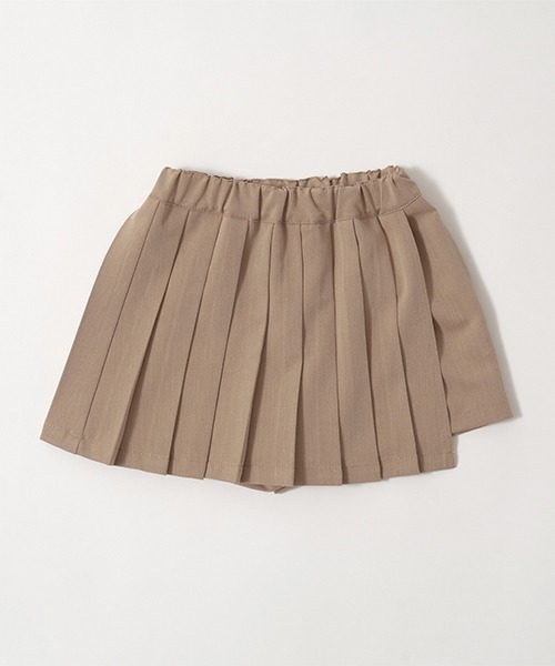 Lycee mine（リセマイン）の「プリーツラップスカパン（その他パンツ・キッズ・ピンク/ベージュ/ブラック/ブルーグレー・130cm/120cm/110cm/100cm/150cm/140cm）」の7枚目の写真