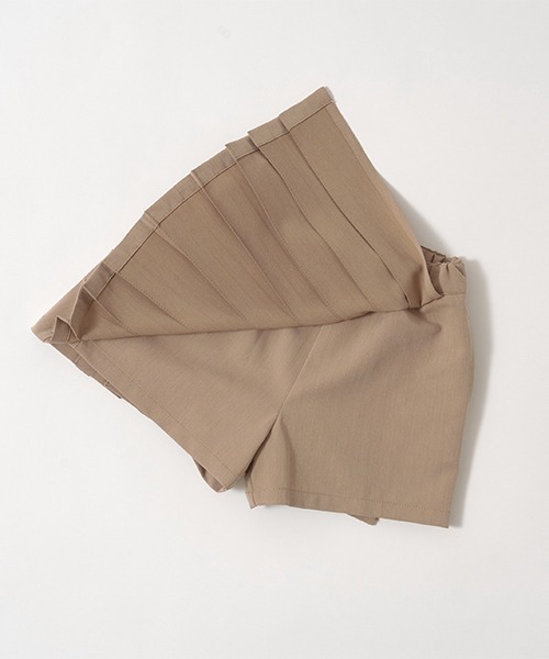 Lycee mine（リセマイン）の「プリーツラップスカパン（その他パンツ・キッズ・ピンク/ベージュ/ブラック/ブルーグレー・130cm/120cm/110cm/100cm/150cm/140cm）」の8枚目の写真