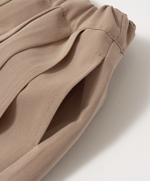 Lycee mine（リセマイン）の「プリーツラップスカパン（その他パンツ・キッズ・ピンク/ベージュ/ブラック/ブルーグレー・130cm/120cm/110cm/100cm/150cm/140cm）」の10枚目の写真