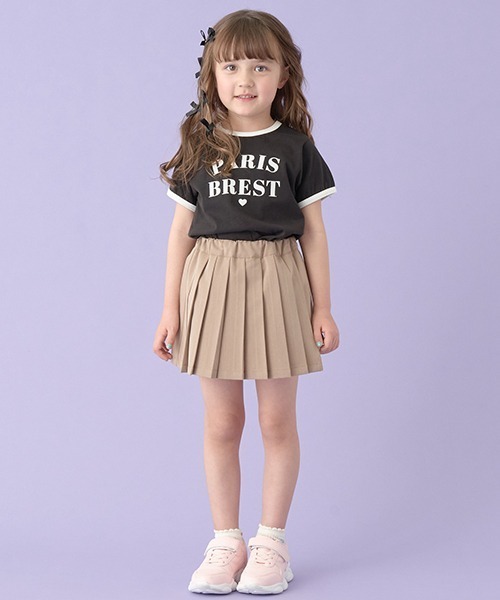 Lycee mine（リセマイン）の「プリーツラップスカパン（その他パンツ・キッズ・ピンク/ベージュ/ブラック/ブルーグレー・130cm/120cm/110cm/100cm/150cm/140cm）」の18枚目の写真