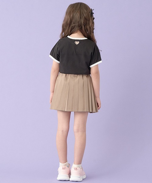 Lycee mine（リセマイン）の「プリーツラップスカパン（その他パンツ・キッズ・ピンク/ベージュ/ブラック/ブルーグレー・130cm/120cm/110cm/100cm/150cm/140cm）」の19枚目の写真