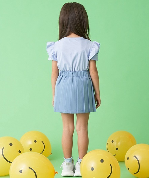 Lycee mine（リセマイン）の「プリーツラップスカパン（その他パンツ・キッズ・ピンク/ベージュ/ブラック/ブルーグレー・130cm/120cm/110cm/100cm/150cm/140cm）」の15枚目の写真