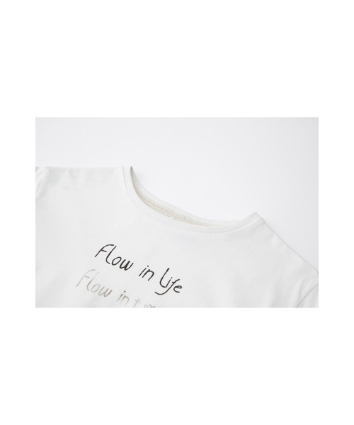 【セール】【tageechita】Slogan コットンＴシャツ（Tシャツ/カットソー）｜tageechita（タジチタ）