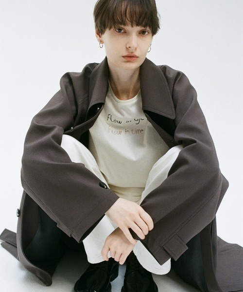 【セール】【tageechita】Slogan コットンＴシャツ（Tシャツ/カットソー）｜tageechita（タジチタ）