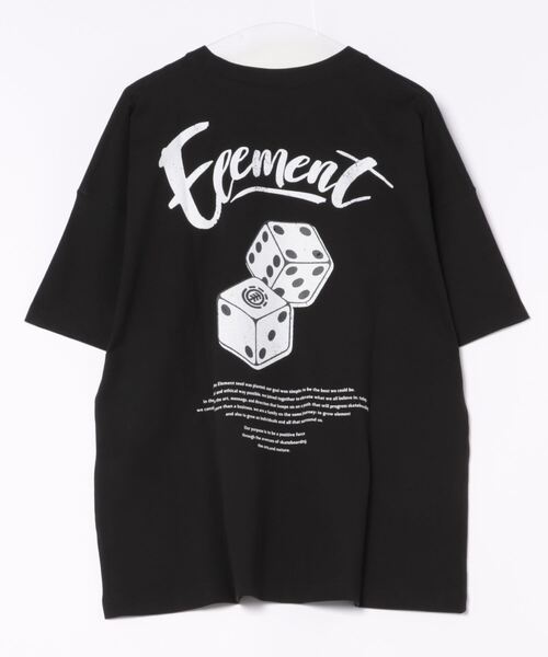 ELEMENT（エレメント）の「ELEMENT メンズ DICE SS Ｔシャツ 【2024年春夏モデル】/エレメント半袖ロゴTシャツ（Tシャツ/カットソー・メンズ・スミクロ/ホワイト/グリーン/オレンジ/ブラック・X-LARGE/LARGE/MEDIUM）」の6枚目の写真