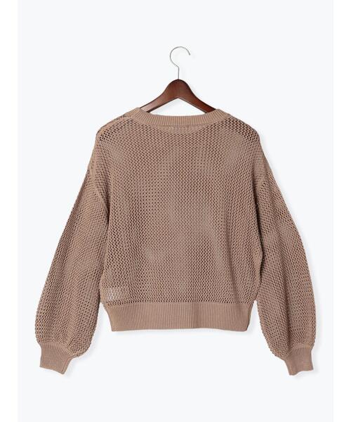 Te chichi（テチチ）の「メッシュニット（ニット/セーター・レディース・オフホワイト/ベージュ/ブラック・F）」の20枚目の写真