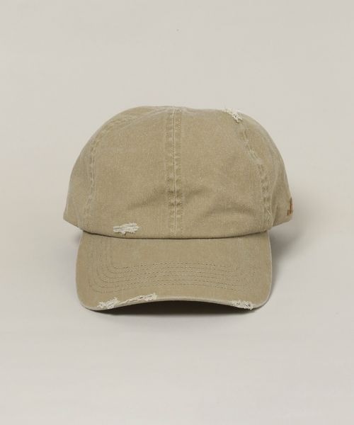 JEANASIS（ジーナシス）の「ウォッシュドクラッシュCAP/110740（キャップ・レディース・ブラック系その他/ベージュ系その他・FREE）」の6枚目の写真