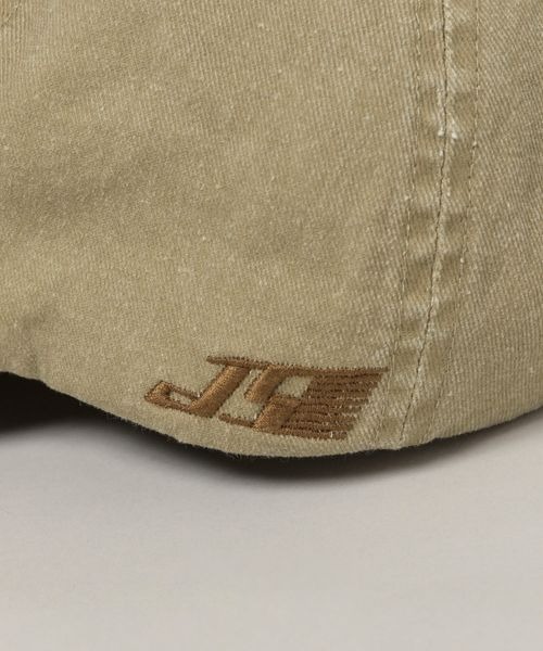 JEANASIS（ジーナシス）の「ウォッシュドクラッシュCAP/110740（キャップ・レディース・ブラック系その他/ベージュ系その他・FREE）」の4枚目の写真