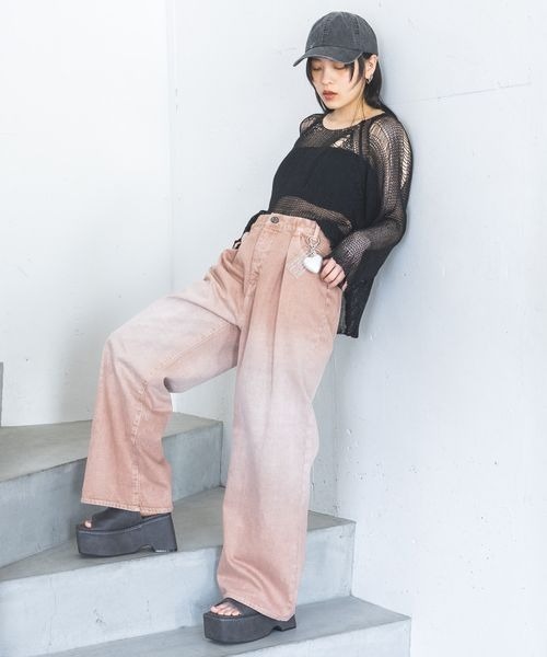 JEANASIS（ジーナシス）の「ウォッシュドクラッシュCAP/110740（キャップ・レディース・ブラック系その他/ベージュ系その他・FREE）」の18枚目の写真