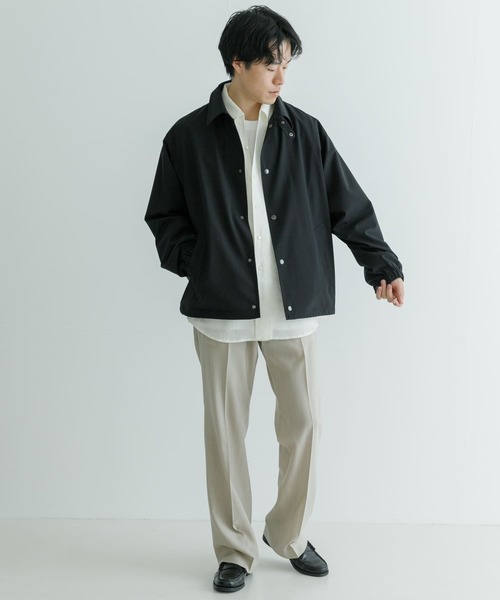 URBAN RESEARCH（アーバンリサーチ）の「WASHABLEウールコーチジャケット（その他アウター・メンズ・ブラック/ブルー・MEDIUM/LARGE）」の5枚目の写真