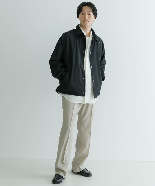 URBAN RESEARCH（アーバンリサーチ）の「WASHABLEウールコーチジャケット（その他アウター・メンズ・ブラック/ブルー・MEDIUM/LARGE）」の7枚目の写真
