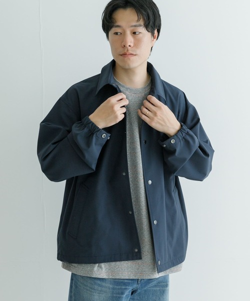 URBAN RESEARCH（アーバンリサーチ）の「WASHABLEウールコーチジャケット（その他アウター・メンズ・ブラック/ブルー・MEDIUM/LARGE）」の9枚目の写真