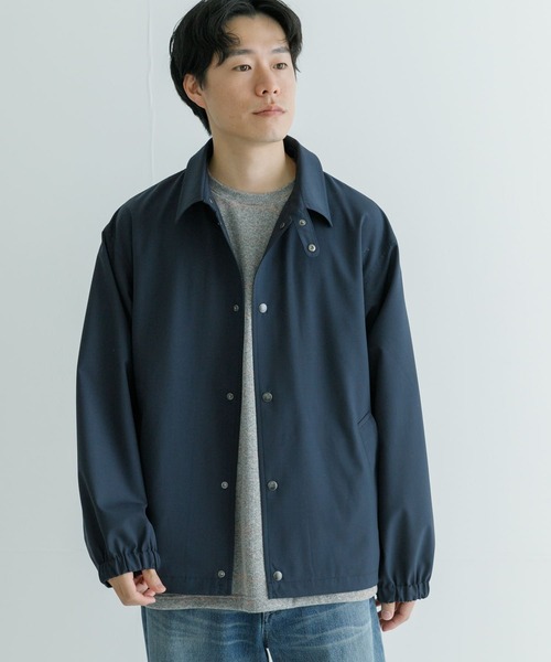 URBAN RESEARCH（アーバンリサーチ）の「WASHABLEウールコーチジャケット（その他アウター・メンズ・ブラック/ブルー・MEDIUM/LARGE）」の10枚目の写真