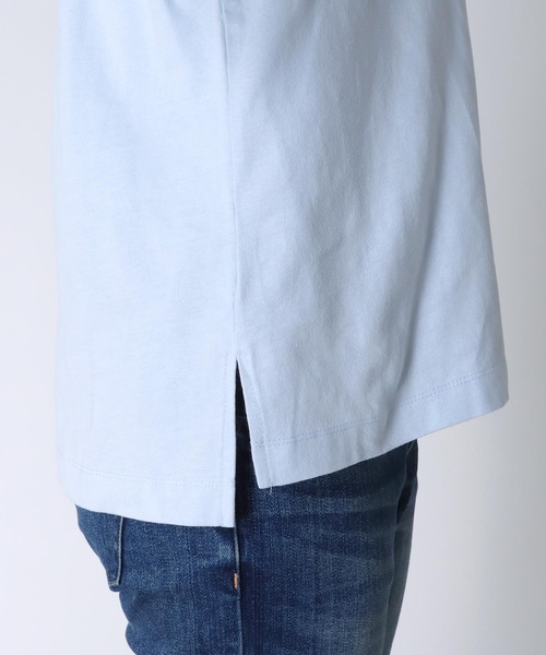 Three Four Time（ｽﾘｰﾌｫｰﾀｲﾑ）の「サスティナブルコットンクルーネックTシャツ（Tシャツ/カットソー・レディース・イエロー/ピンク/サックスブルー/チャコールグレー/オフホワイト/ベージュ・FREE）」の19枚目の写真