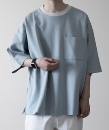 RUUBON（ルーボン）の「【RUUBON】cotton punch ringer Tee / コットンポンチリンガーT（Tシャツ/カットソー・メンズ）」