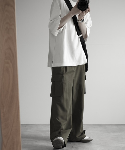 RUUBON（ルーボン）の「【RUUBON】cotton punch ringer Tee / コットンポンチリンガーT（Tシャツ/カットソー・メンズ・サックスブルー/ホワイト・L/M/S）」の15枚目の写真