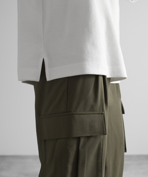 RUUBON（ルーボン）の「【RUUBON】cotton punch ringer Tee / コットンポンチリンガーT（Tシャツ/カットソー・メンズ・サックスブルー/ホワイト・L/M/S）」の16枚目の写真