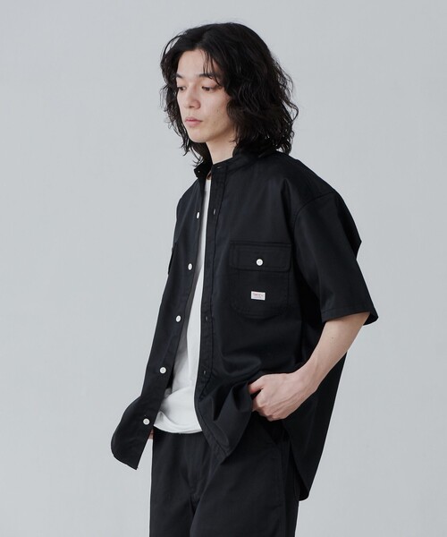 SMITH'S(スミス)の「SMITHS(スミス)別注バンドカラーワークシャツ(シャツ/ブラウス・メンズ・ブラック/その他1・XL/L/M/S)」の4枚目の写真