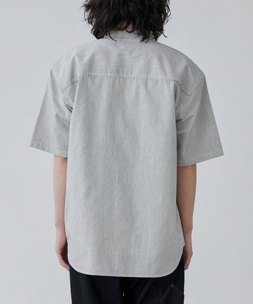 SMITH'S(スミス)の「SMITHS(スミス)別注バンドカラーワークシャツ(シャツ/ブラウス・メンズ・ブラック/その他1・XL/L/M/S)」の19枚目の写真