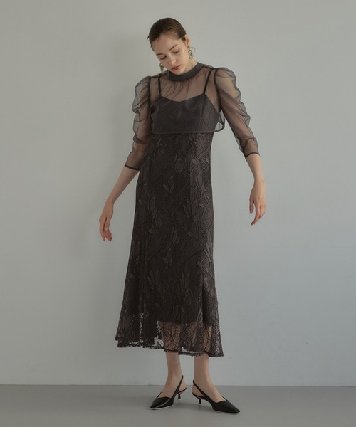ANDRESD(アンドレスド)の「メニーウェイヴィンテージドレス / many way vintage dress(ドレス・レディース・チャコール/ブラウン/ベージュ/ブラック・S/M/L)」の21枚目の写真