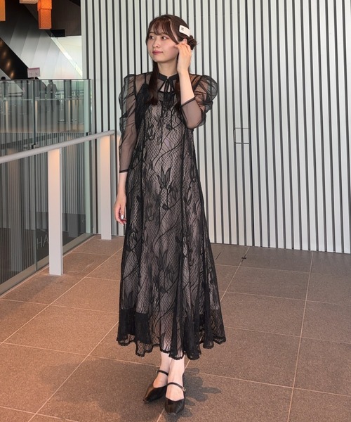 ANDRESD many way vintage dress ボレロ チャコール many way vintage dress / メニーウェイヴィンテージドレス