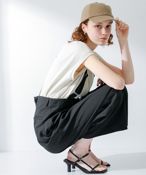 URBAN RESEARCH Sonny Label（アーバンリサーチサニーレーベル）の「『UR TECH ひやサラクール』フレンチスリーブTシャツ（Tシャツ/カットソー・レディース・ピンク/ライトベージュ/ブラック/オフホワイト・FREE）」の3枚目の写真