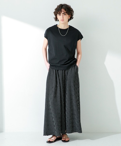 URBAN RESEARCH Sonny Label（アーバンリサーチサニーレーベル）の「『UR TECH ひやサラクール』フレンチスリーブTシャツ（Tシャツ/カットソー・レディース・ピンク/ライトベージュ/ブラック/オフホワイト・FREE）」の17枚目の写真