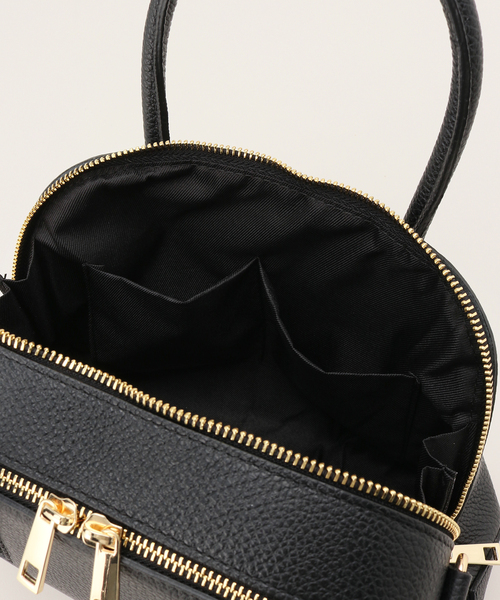 MILOS（ミロス）の「MILOS/ミロス WZIPボストンバッグ（ショルダーバッグ・レディース・ベージュ/ブラック・FREE）」の5枚目の写真