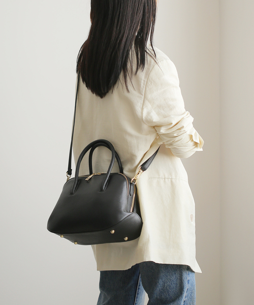 MILOS（ミロス）の「MILOS/ミロス WZIPボストンバッグ（ショルダーバッグ・レディース・ベージュ/ブラック・FREE）」の22枚目の写真