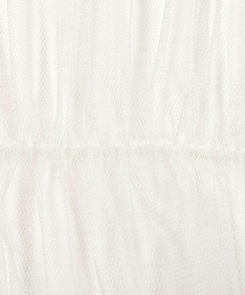 ZIDDY(ジディ)の「チュールドッキングワンピース(130~160cm)(ワンピース・キッズ・ブラック/オフホワイト・150cm/140cm/130cm/FREE)」の7枚目の写真