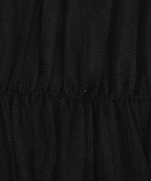 ZIDDY(ジディ)の「チュールドッキングワンピース(130~160cm)(ワンピース・キッズ・ブラック/オフホワイト・150cm/140cm/130cm/FREE)」の12枚目の写真