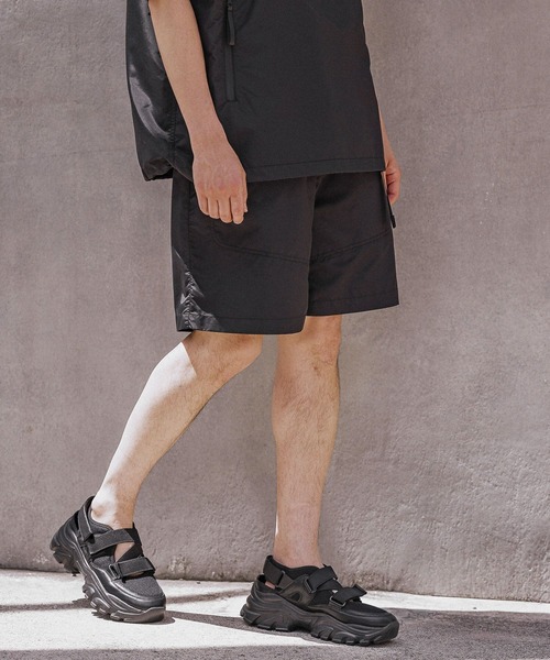 LAKOLE(ラコレ)の「【吸水速乾】ナイロンベルトショーツ<PARK by LAKOLE>/117008(その他パンツ・メンズ・ブラック/オリーブ・MEDIUM/X-LARGE/LARGE)」の1枚目の写真