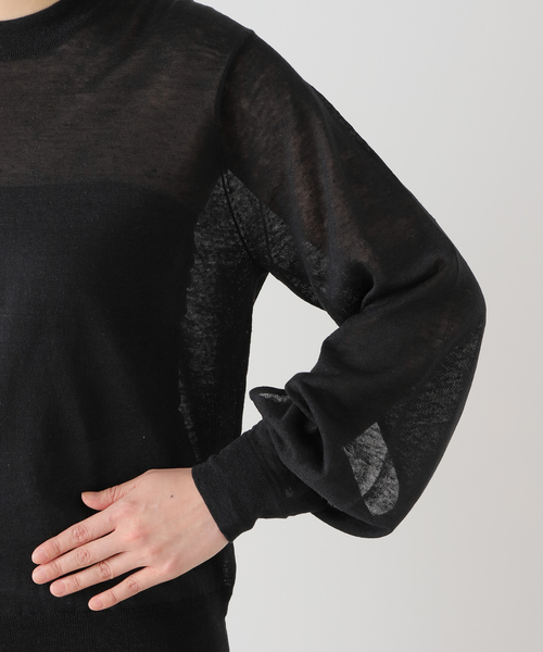 Deuxieme Classe Sheer Slit Sleeve プルオーバー