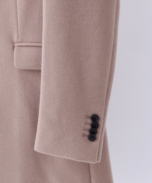 ABAHOUSE（アバハウス）の「プレミアムウール ライトチェスターコート（トレンチコート・メンズ・ベージュ/ブラック/カーキ/グレー・2/3/4）」の20枚目の写真