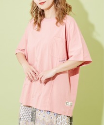 CUBE SUGAR（キューブシュガー）の「OE天竺胸ポケット付ドルマンTシャツ（Tシャツ/カットソー）」