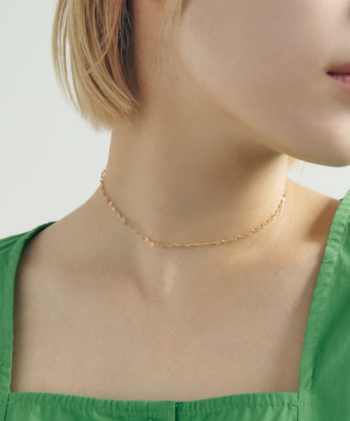 GOLDY（ゴールディ）の「ハート ライン マイクロ タトゥー チョーカー（チョーカー・レディース・ゴールド/シルバー/ブラック・FREE）」の3枚目の写真