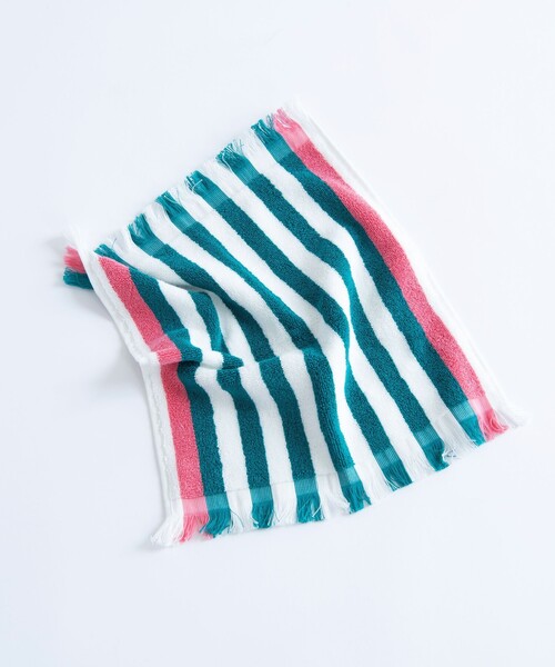 コットンストライプハンドタオル（タオル）｜TOMORROWLAND HOME